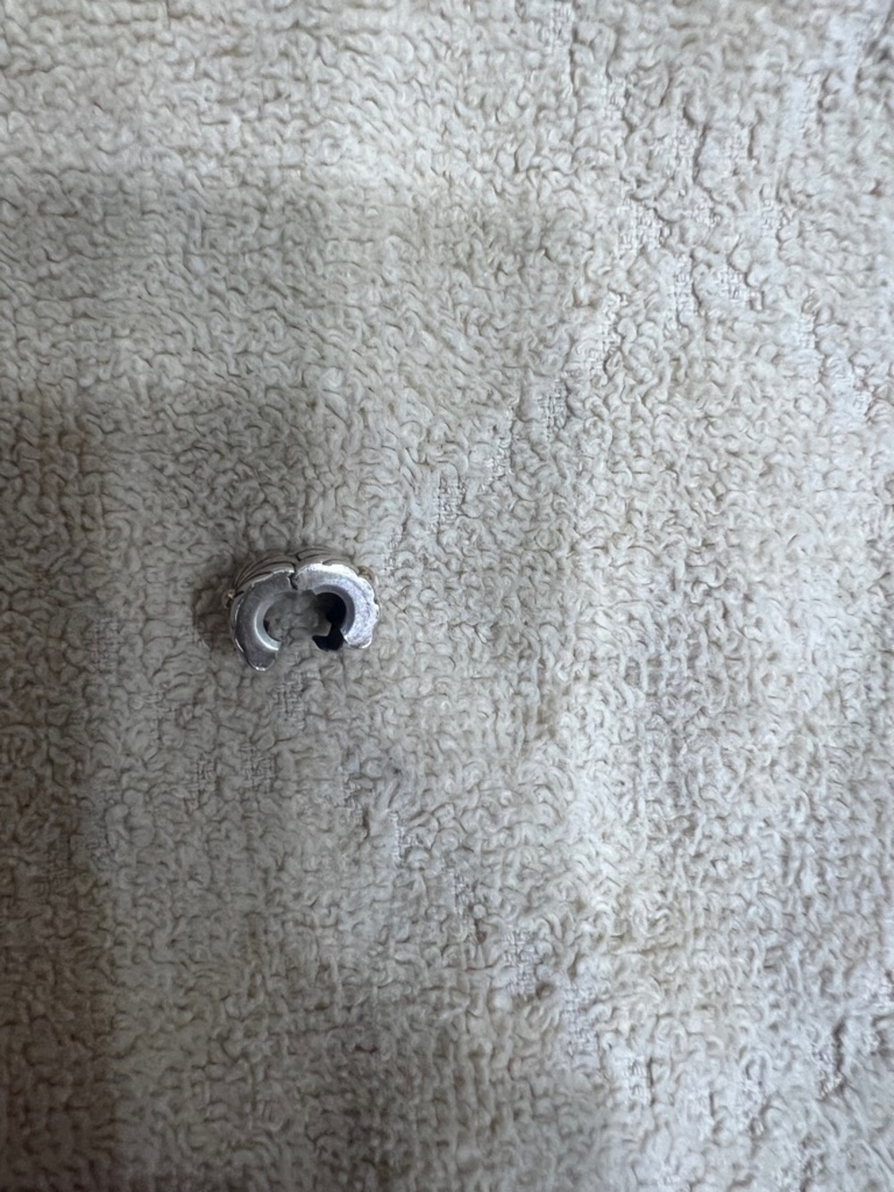 Pandora Silver Snap Fastener Charm